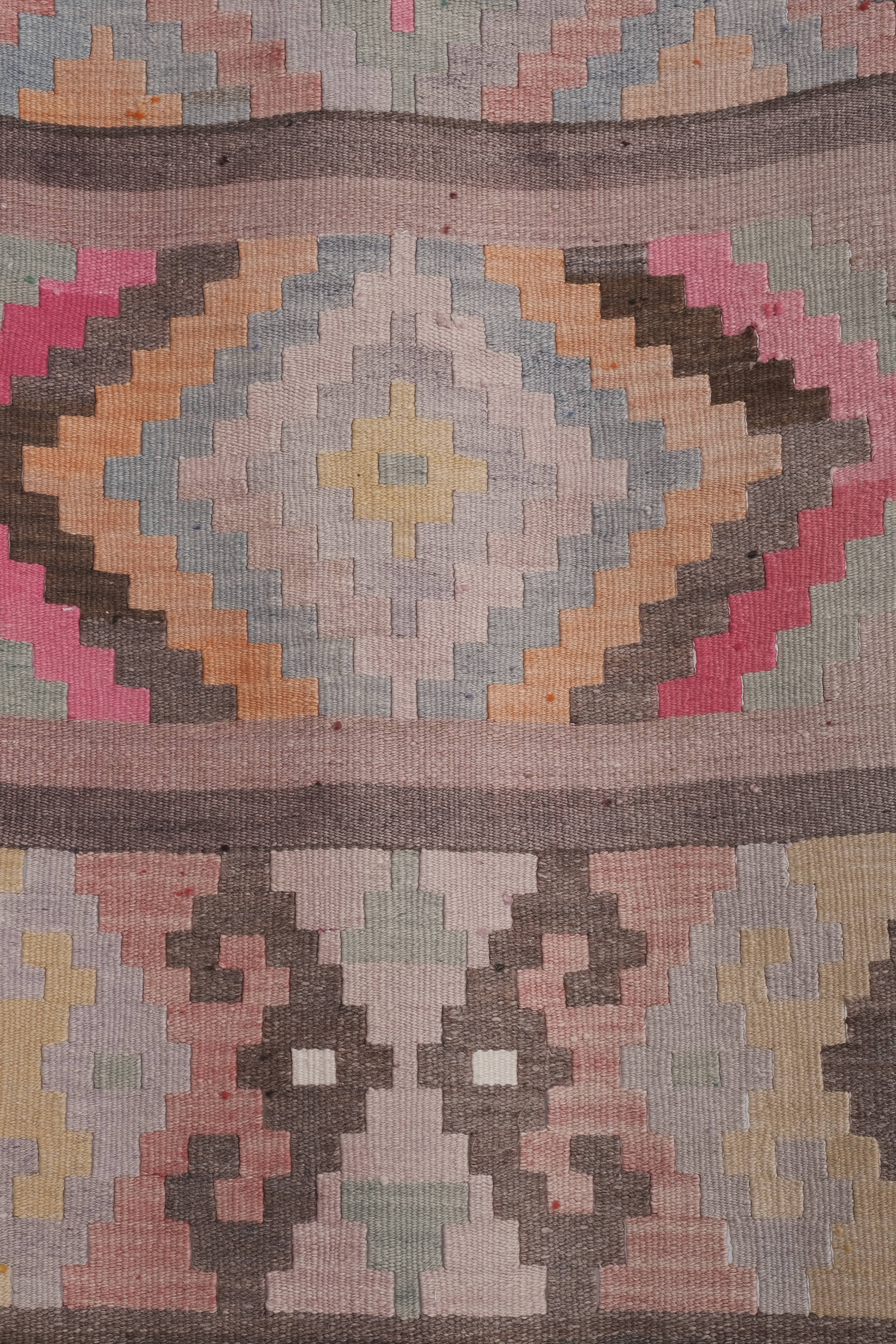 Vintage Turkish Kilim Runner 2'9'' x 21'8''