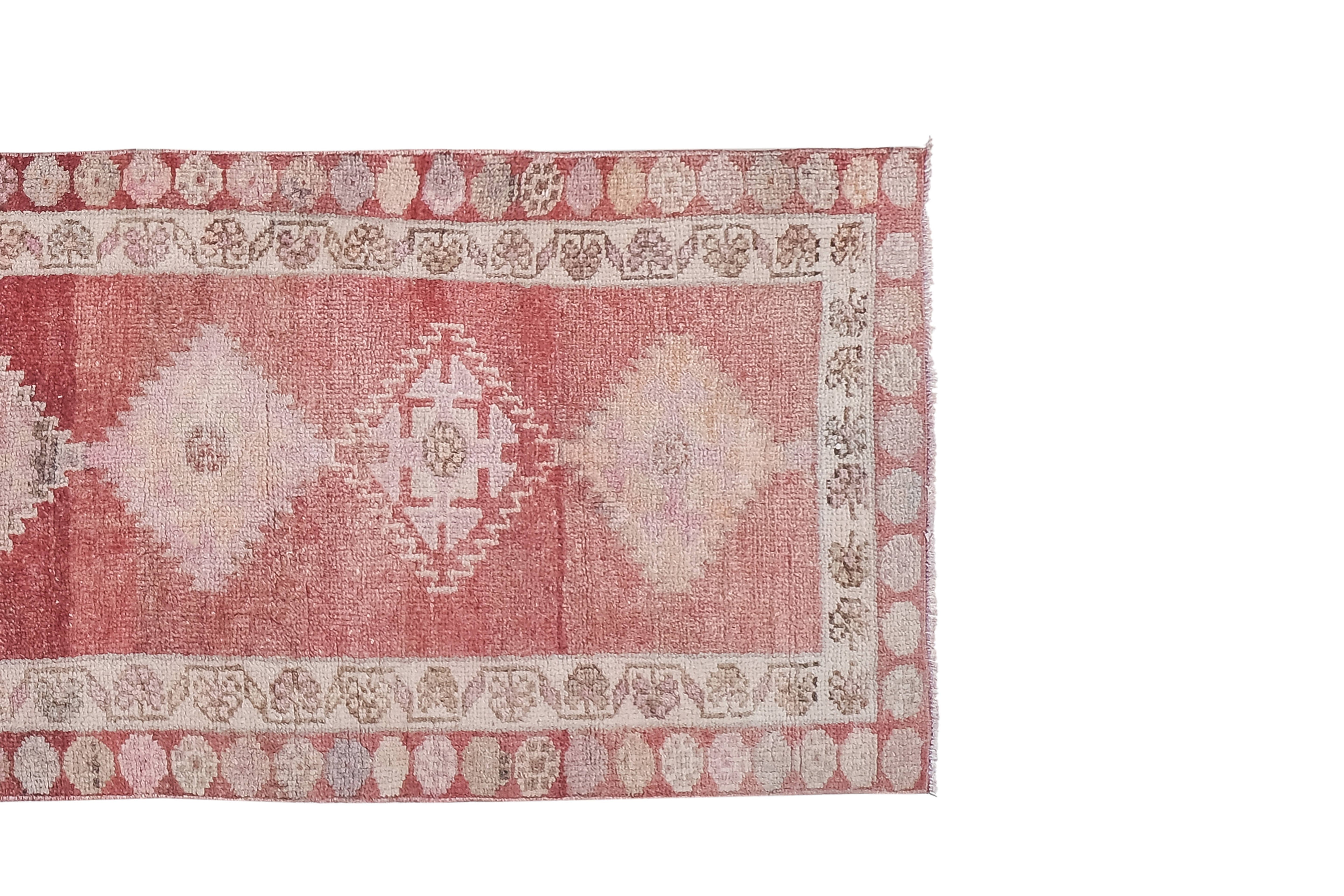 Vintage Herki Runner Rug 2'11'' x 12'4''