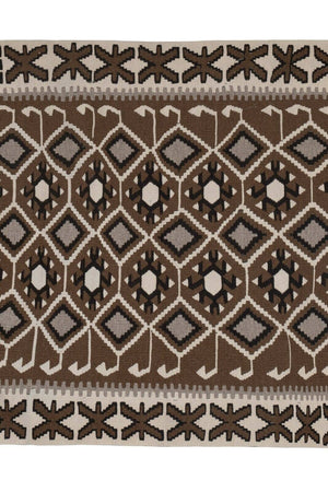 Vintage Turkish Kilim Rug 46'' x 55''
