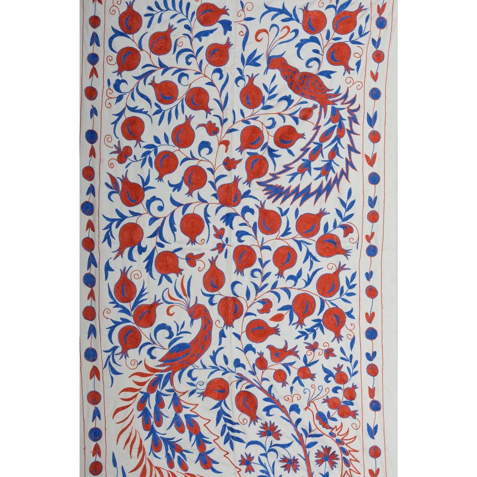 Silk Suzani Wall Hanging & Bedspread | 3'7'' x 6'2''