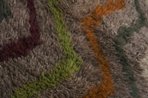 Vintage Turkish Tulu Rug 2'10'' x 7'