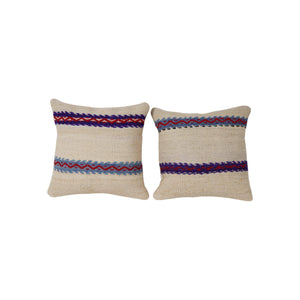 Kilim Pillow Cover Set of 2 | 16'' x 16''