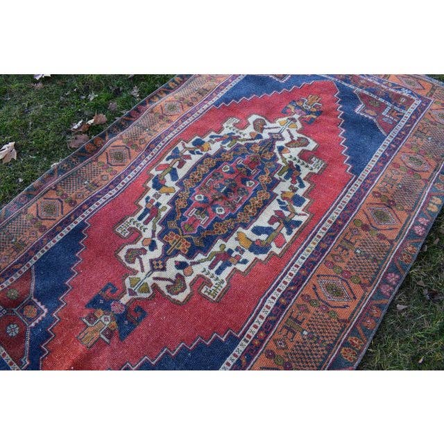 Vintage Turkish Rug 4'3'' x 7'10''