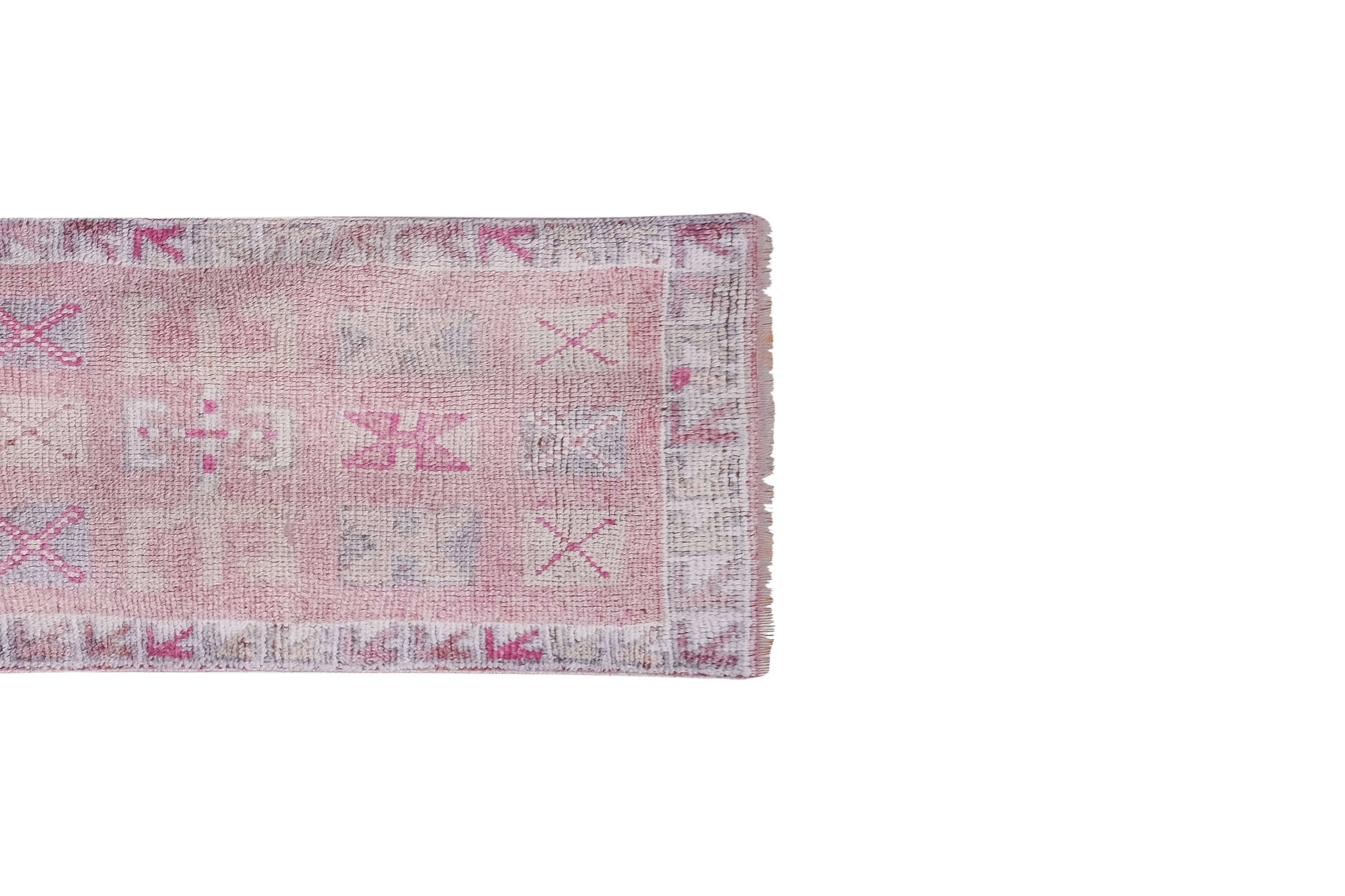 Vintage Herki Runner Rug 2'10'' x 9'9''