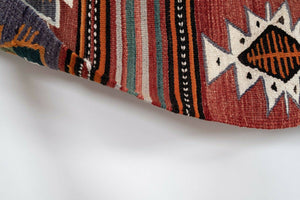 Vintage Turkish Kilim Runner 4'7'' x 9'10''