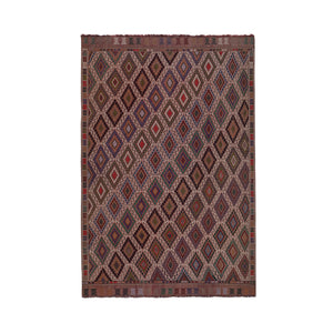 Vintage Turkish Kilim Rug 5'6'' x 8'5''