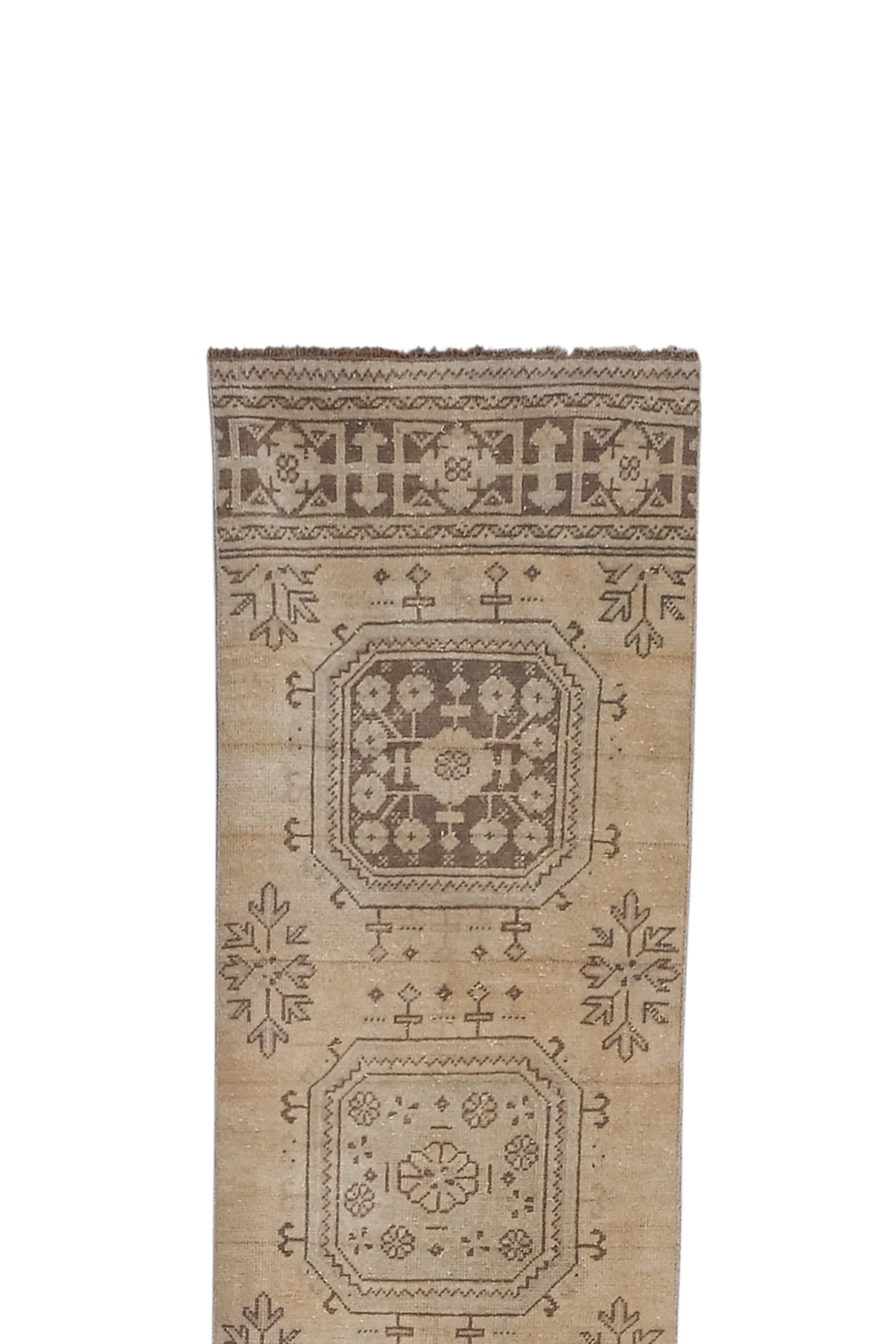 Vintage Oushak Runner 2'6'' x 19'7''