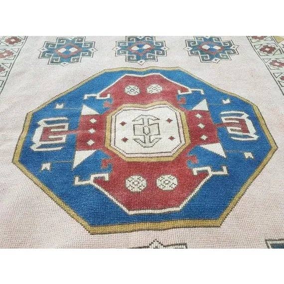 Vintage Oushak Rug 6'3'' x 6'9''