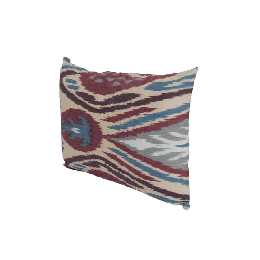 Silk Ikat Velvet Pillow Cover | 12'' x 18''