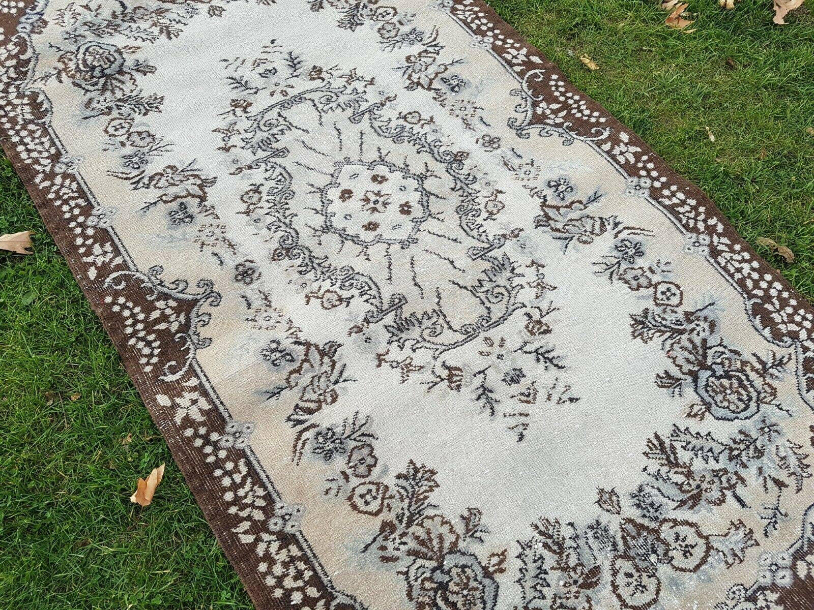 Vintage Turkish Anatolian Rug 3'10'' x 7'3''