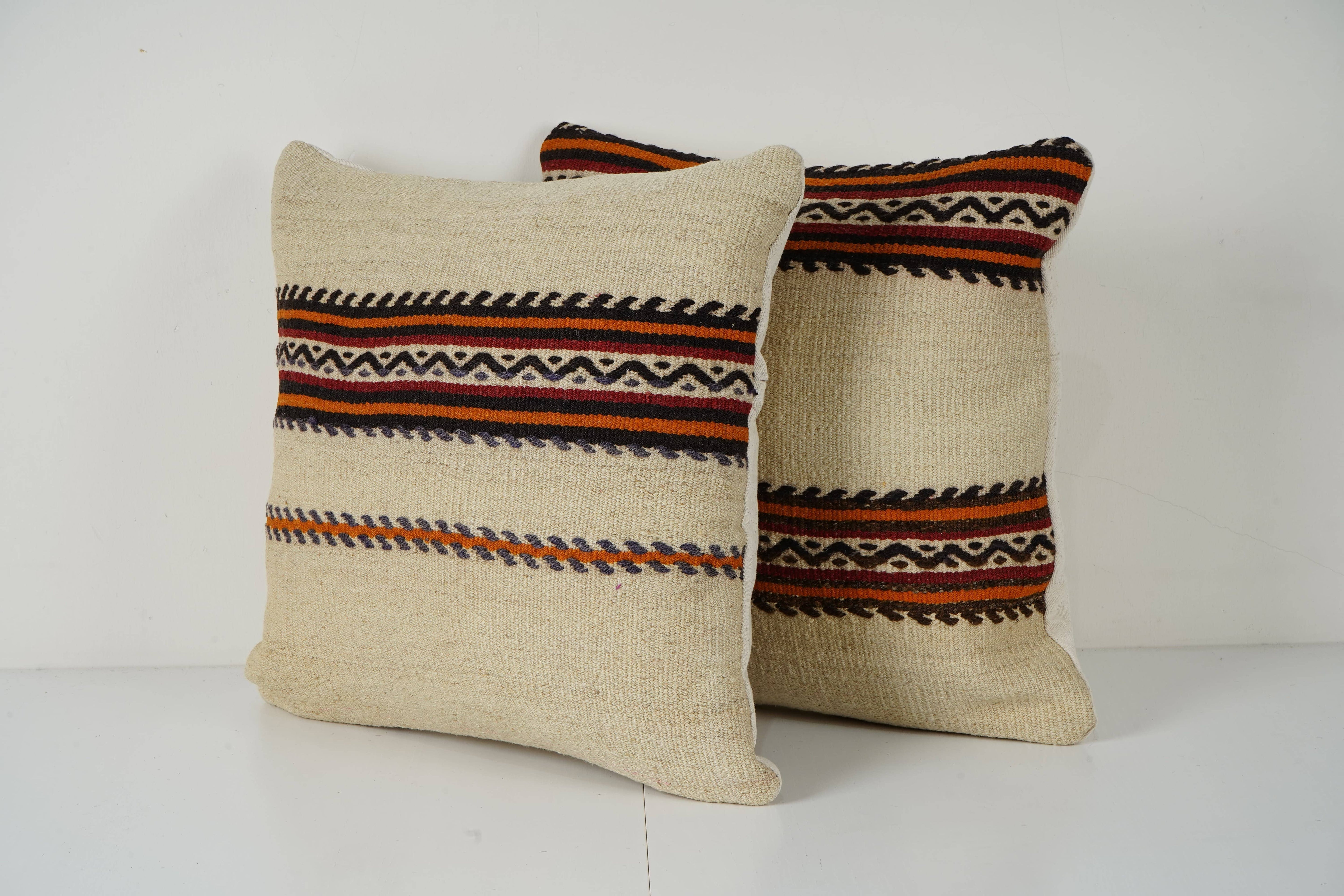 Kilim Pillow Cover Set of 2 | 18'' x 18''
