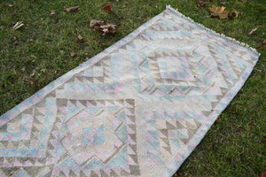 Vintage Herki Kilim Runner 2'6'' x 11'6''