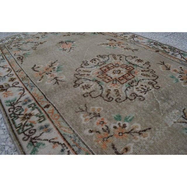 Vintage Oushak Rug 3'9'' x 6'10''