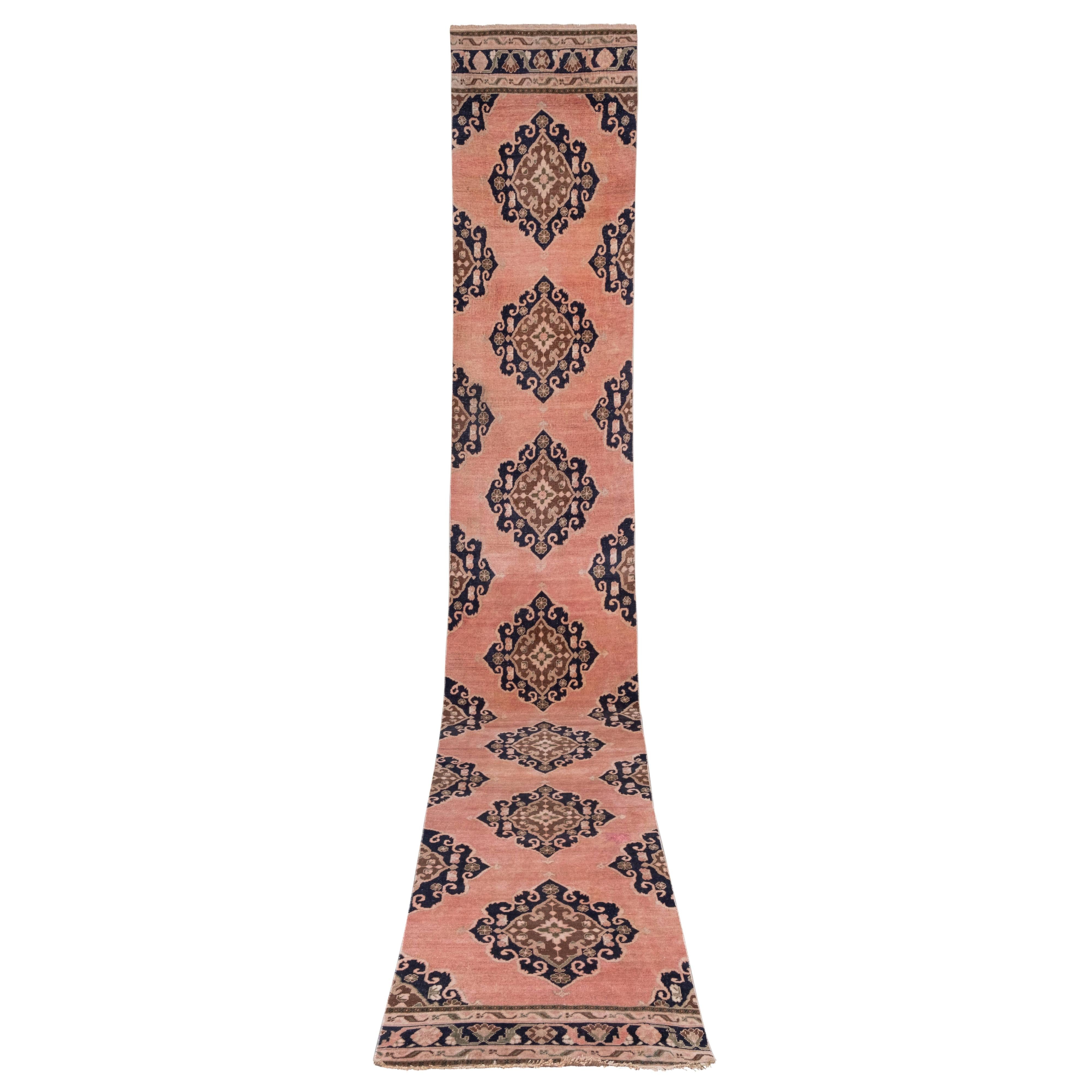 Vintage Turkish Runner Rug 2'11'' x 18'3''