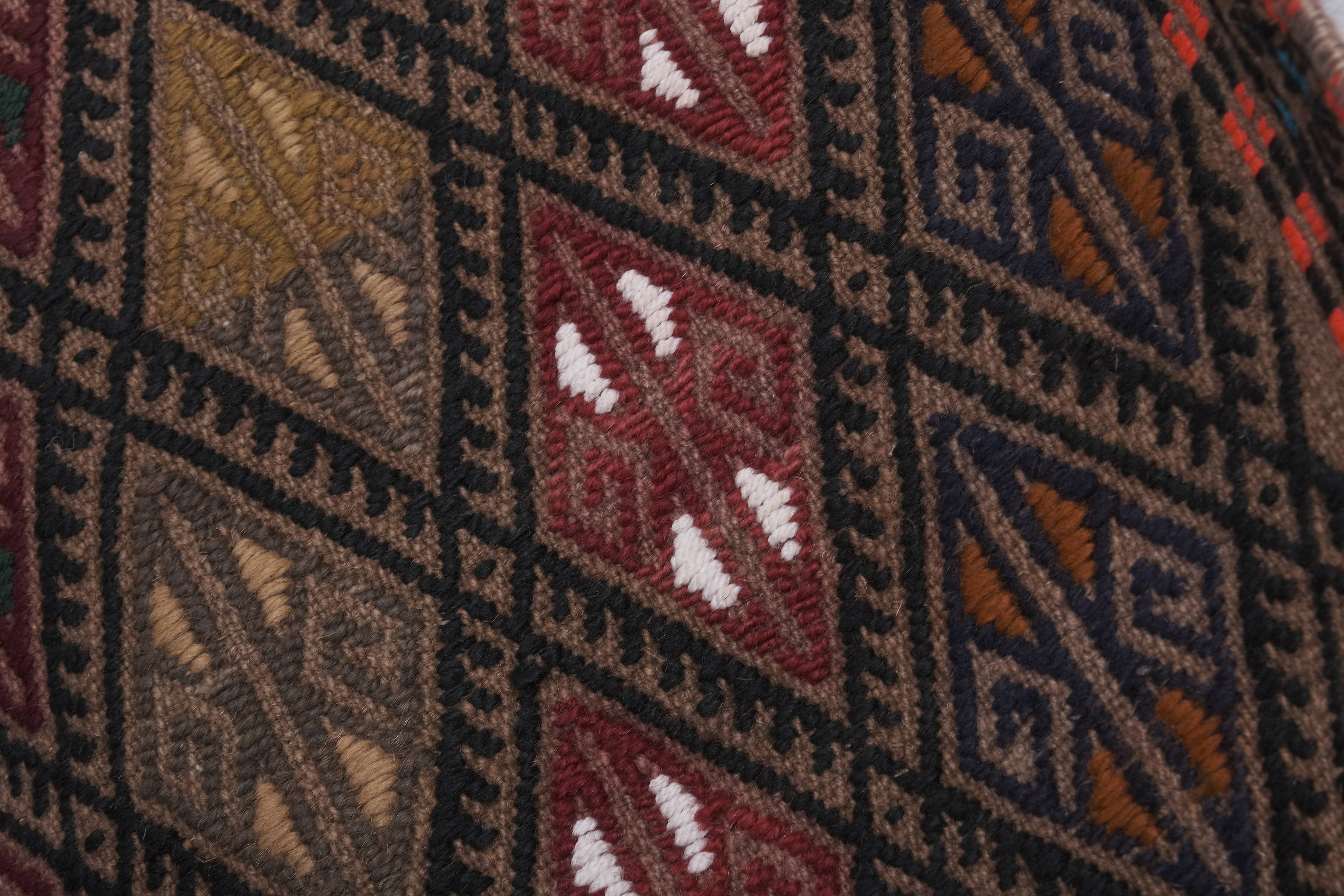 Vintage Turkish Kilim Runner 2'2'' x 16'1''