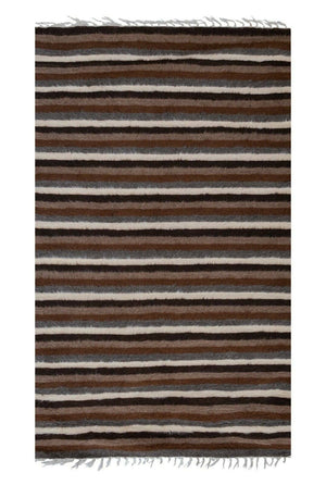 Handwoven Siirt Wool Blanket 4' x 6'5''