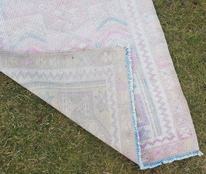 Vintage Kurdish Runner Rug 2'9'' x 13'3''