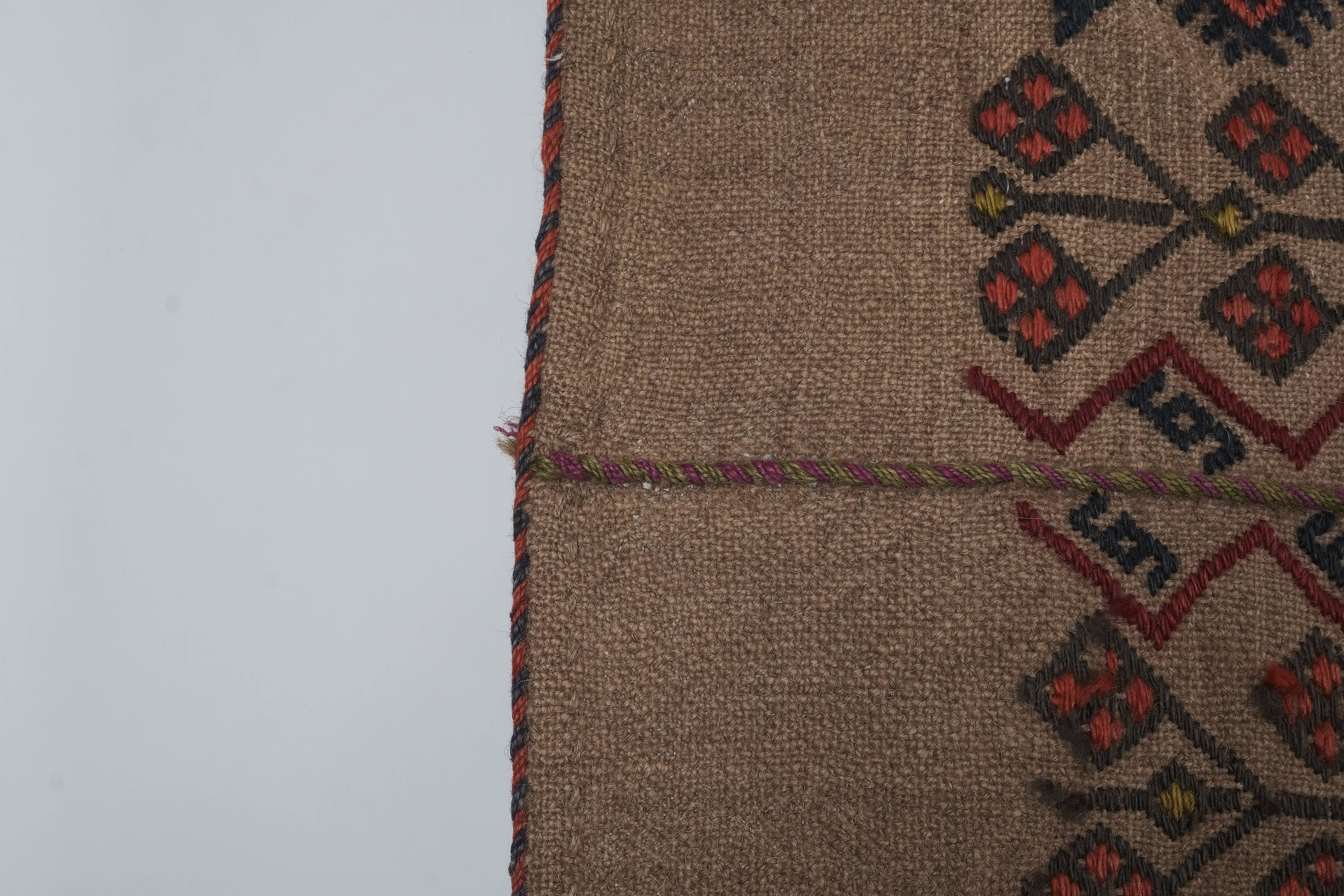 Vintage Turkish Kilim Rug 5'9'' x 6'8''
