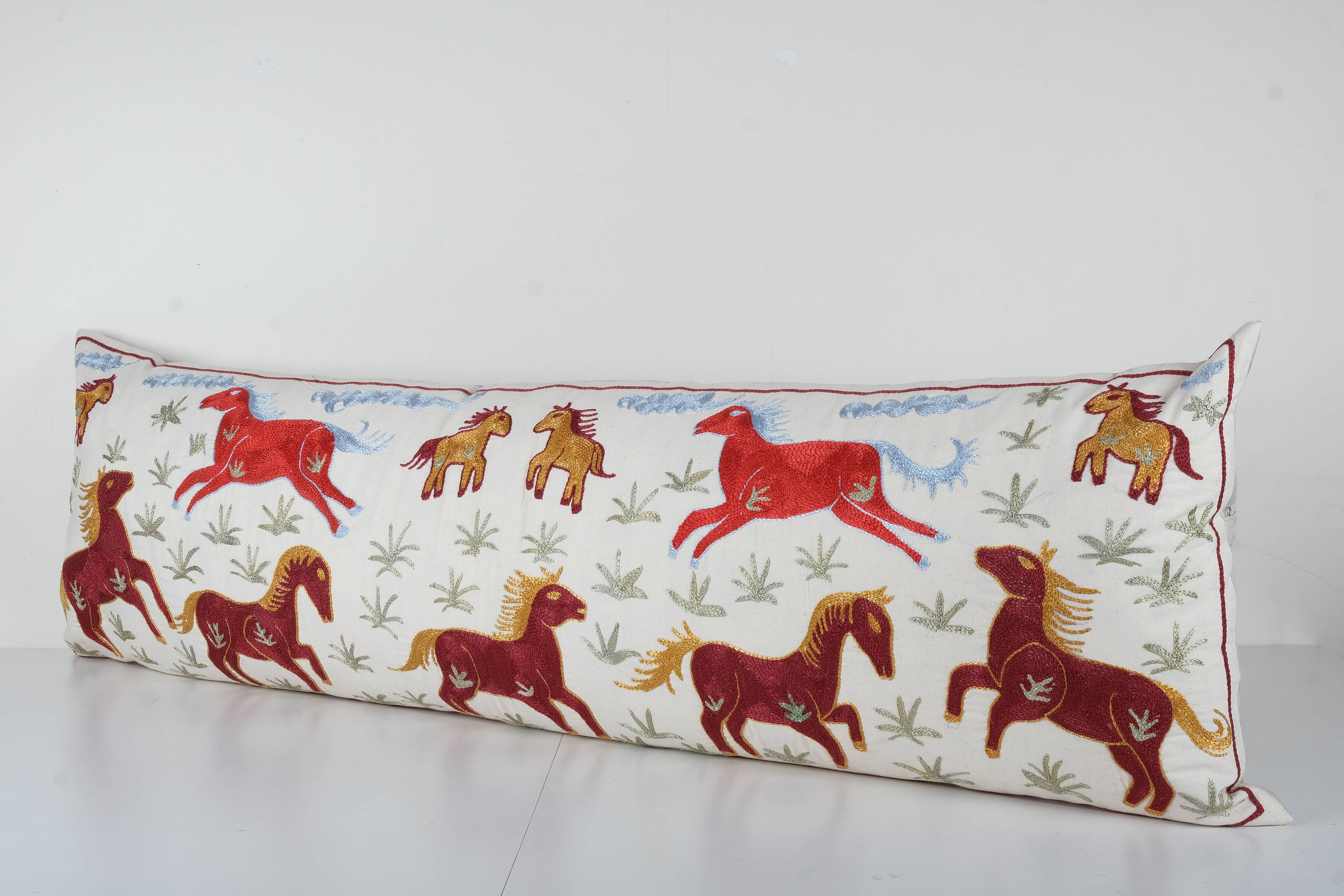 Suzani Bedding Pillow Cover | 18'' x 57''