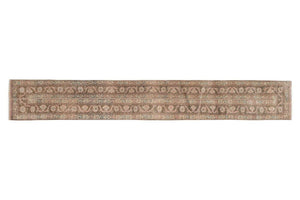 Vintage Turkish Runner Rug 1'7'' x 11'3''