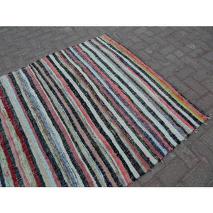 Vintage Turkish Anatolian Rug 4'3'' x 9'3''