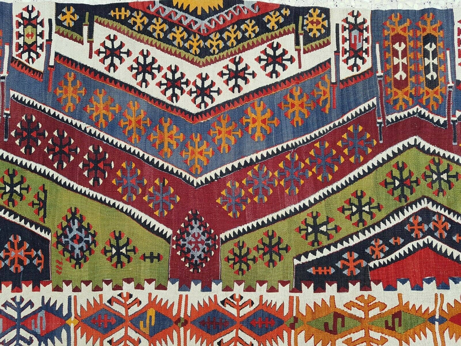 Vintage Kilim Runner 2'11'' x 12'11''