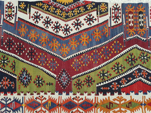 Vintage Kilim Runner 2'11'' x 12'11''
