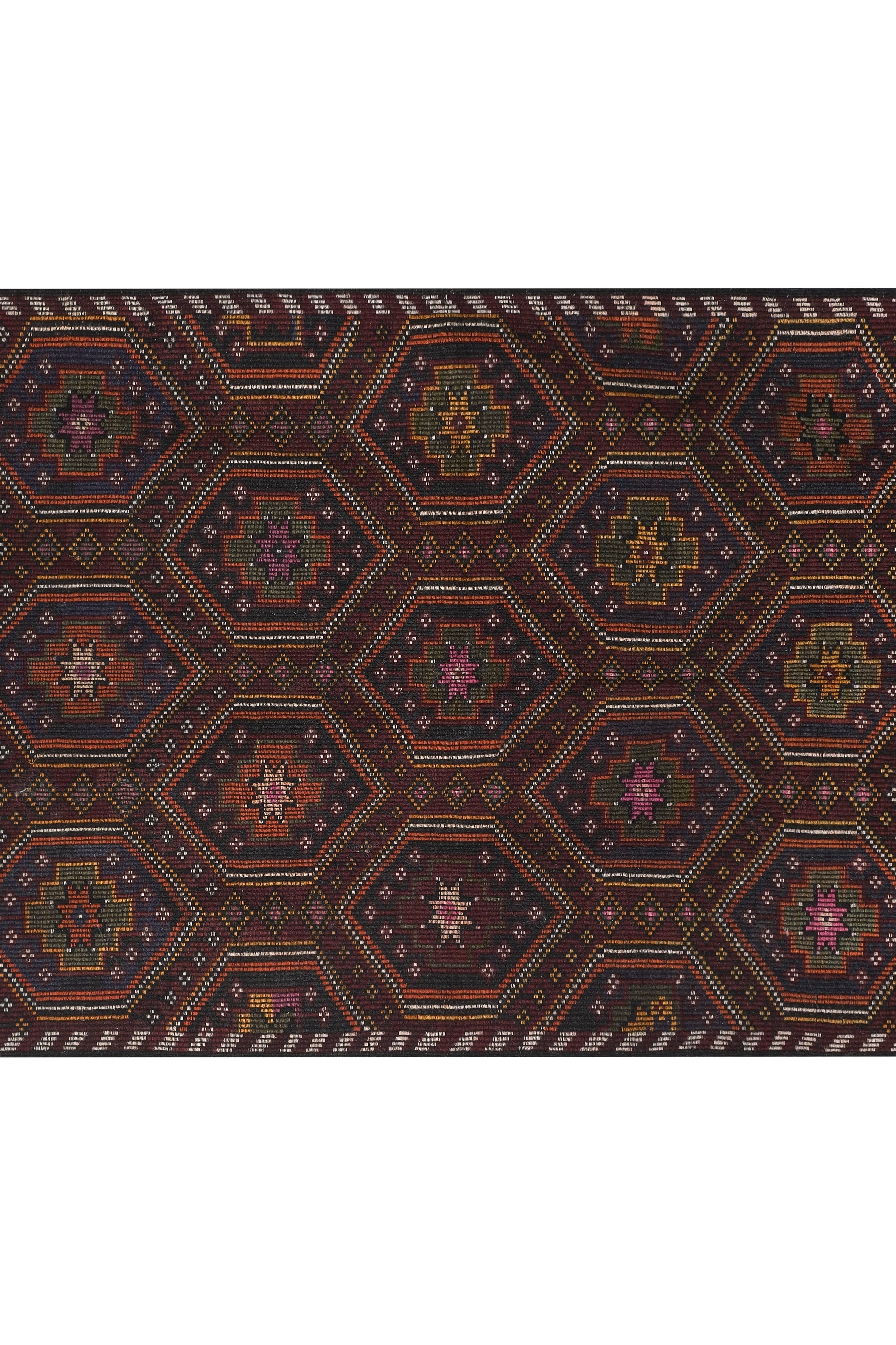 Vintage Turkish Kilim Rug 5'7'' x 9'7''