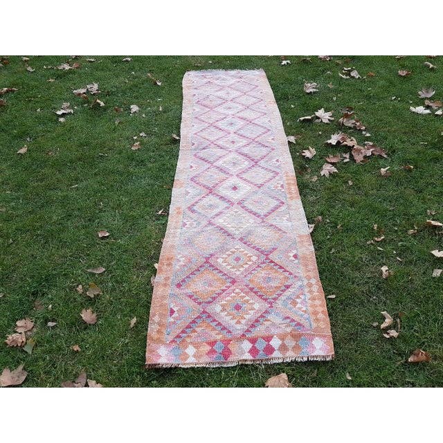Vintage Herki Kilim Runner 2'8'' x 9'10''