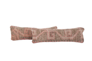 Rug Pillow Cover Set of 2 | 8'' x 24''