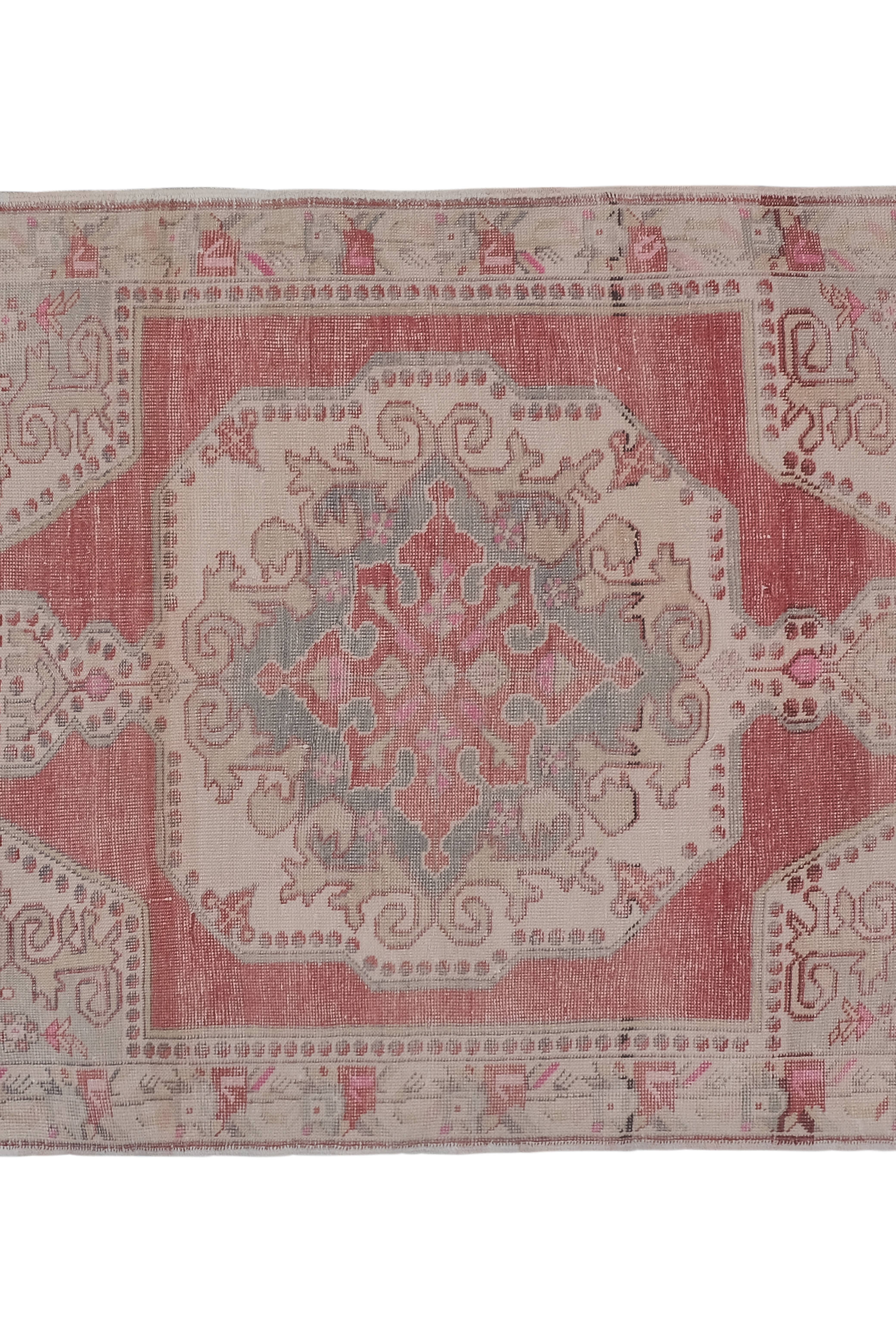Vintage Oushak Rug 4'11'' x 7'3''