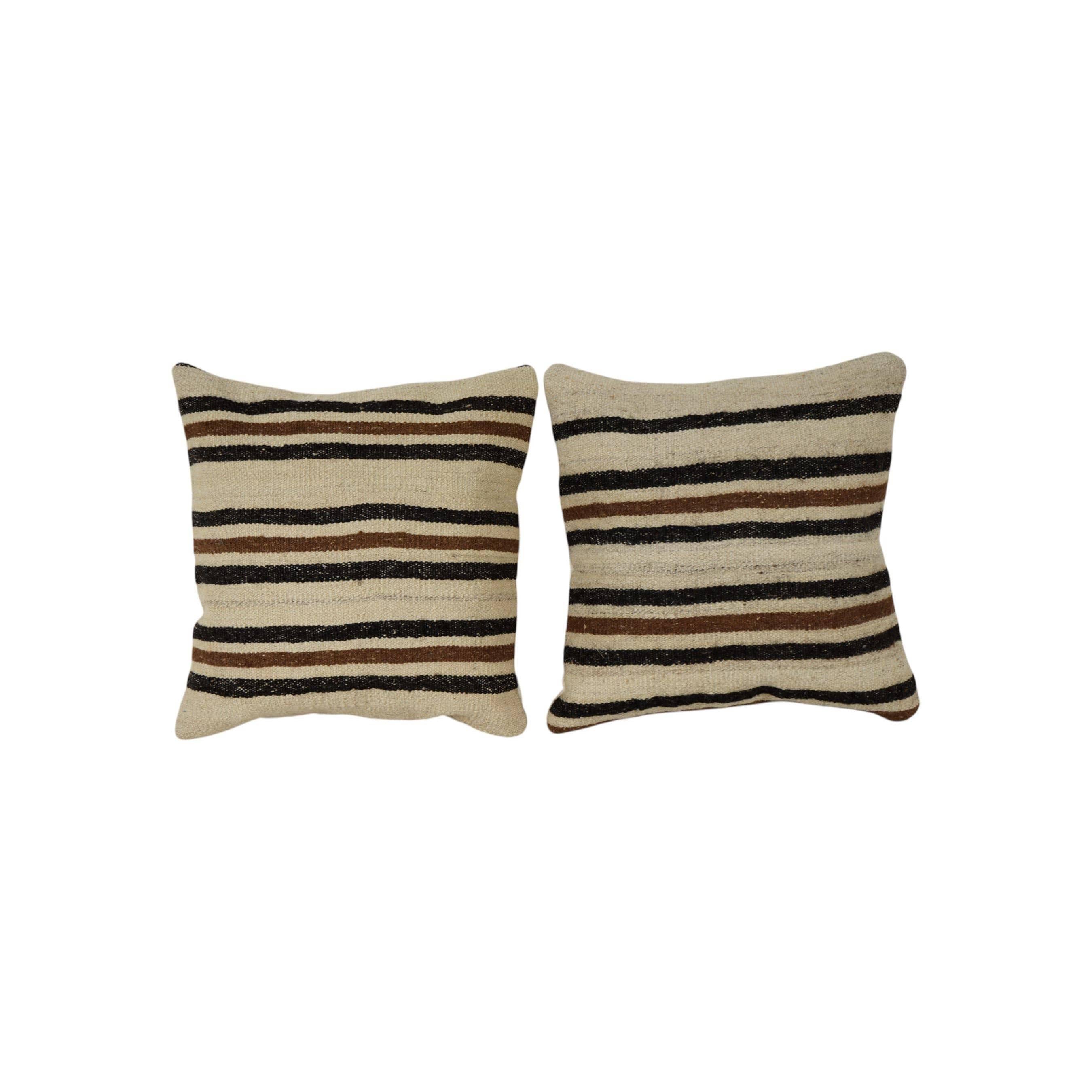 Kilim Pillow Cover Set of 2 | 16'' x 16''