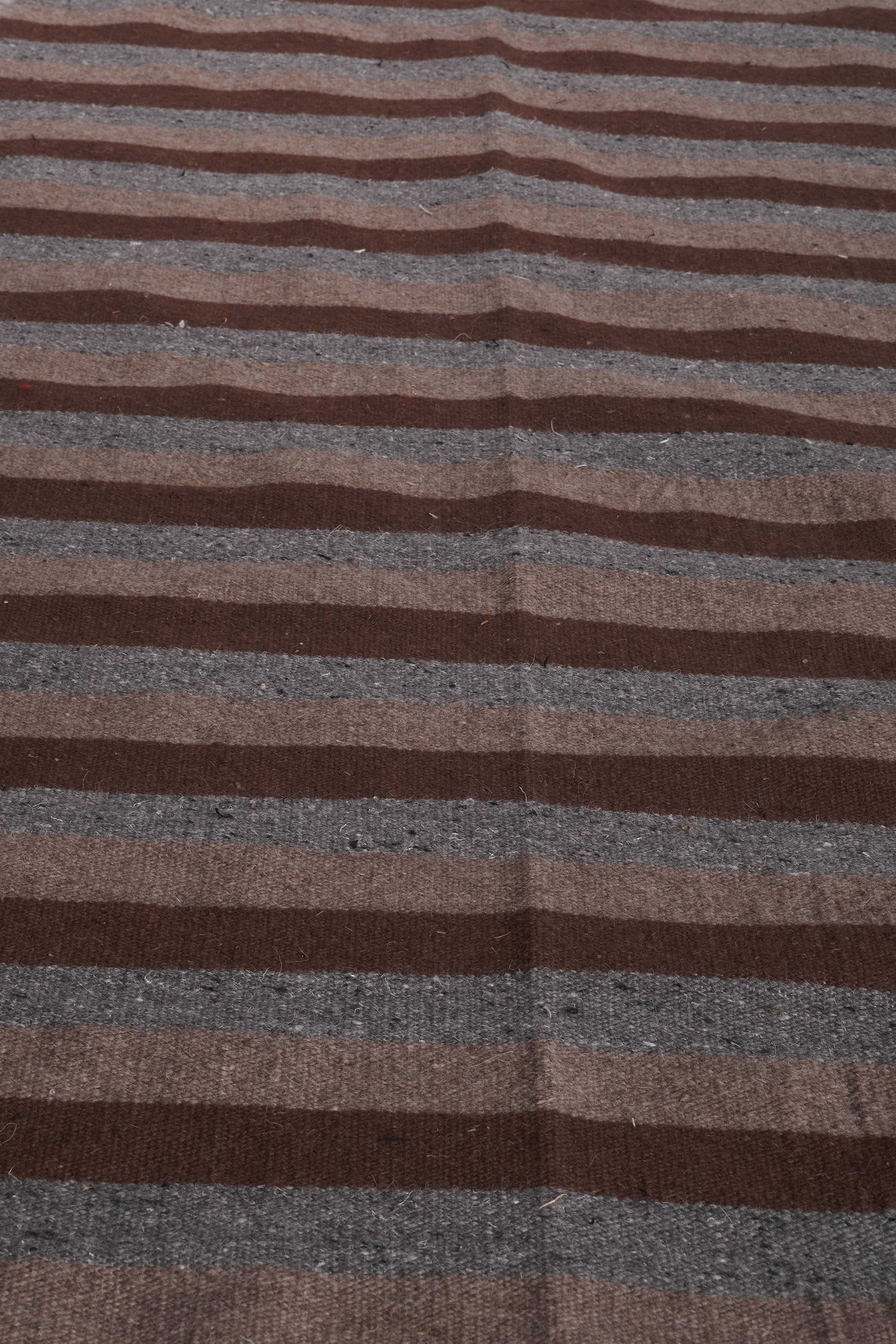 Vintage Turkish Kilim Runner 2'7'' x 27'11''