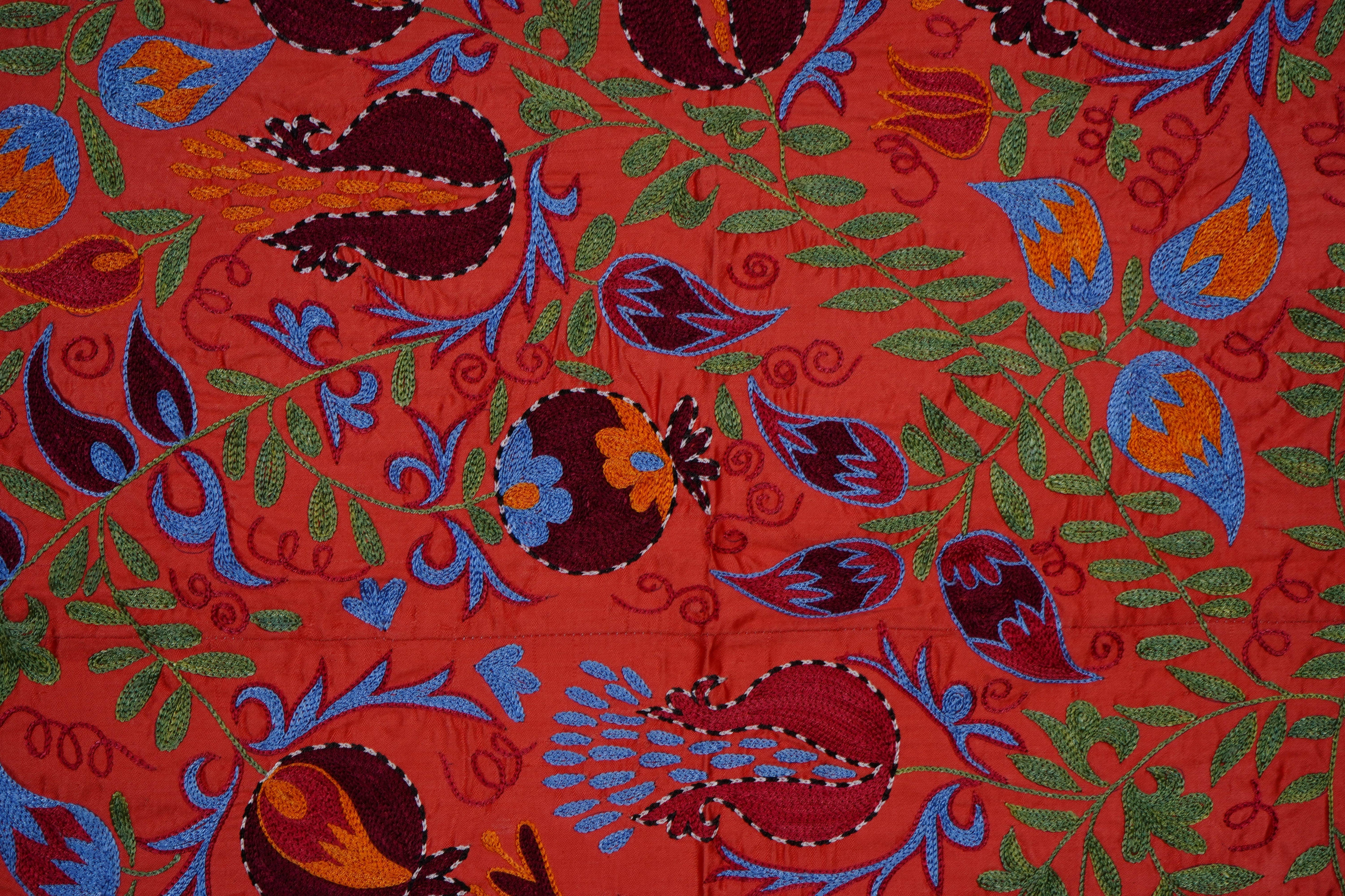 Suzani Wall Hanging & Bedspread 3'4'' x 6'1''