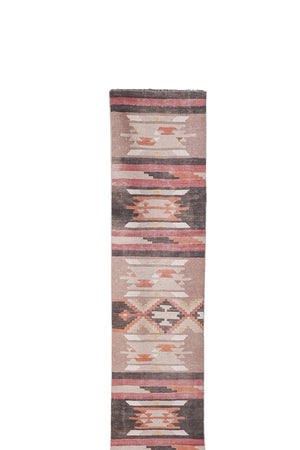 Vintage Turkish Kilim Runner 2'4'' x 22'