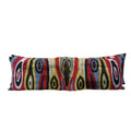 Silk Ikat Velvet Pillow Cover Set of 3 | 16'' x 24''