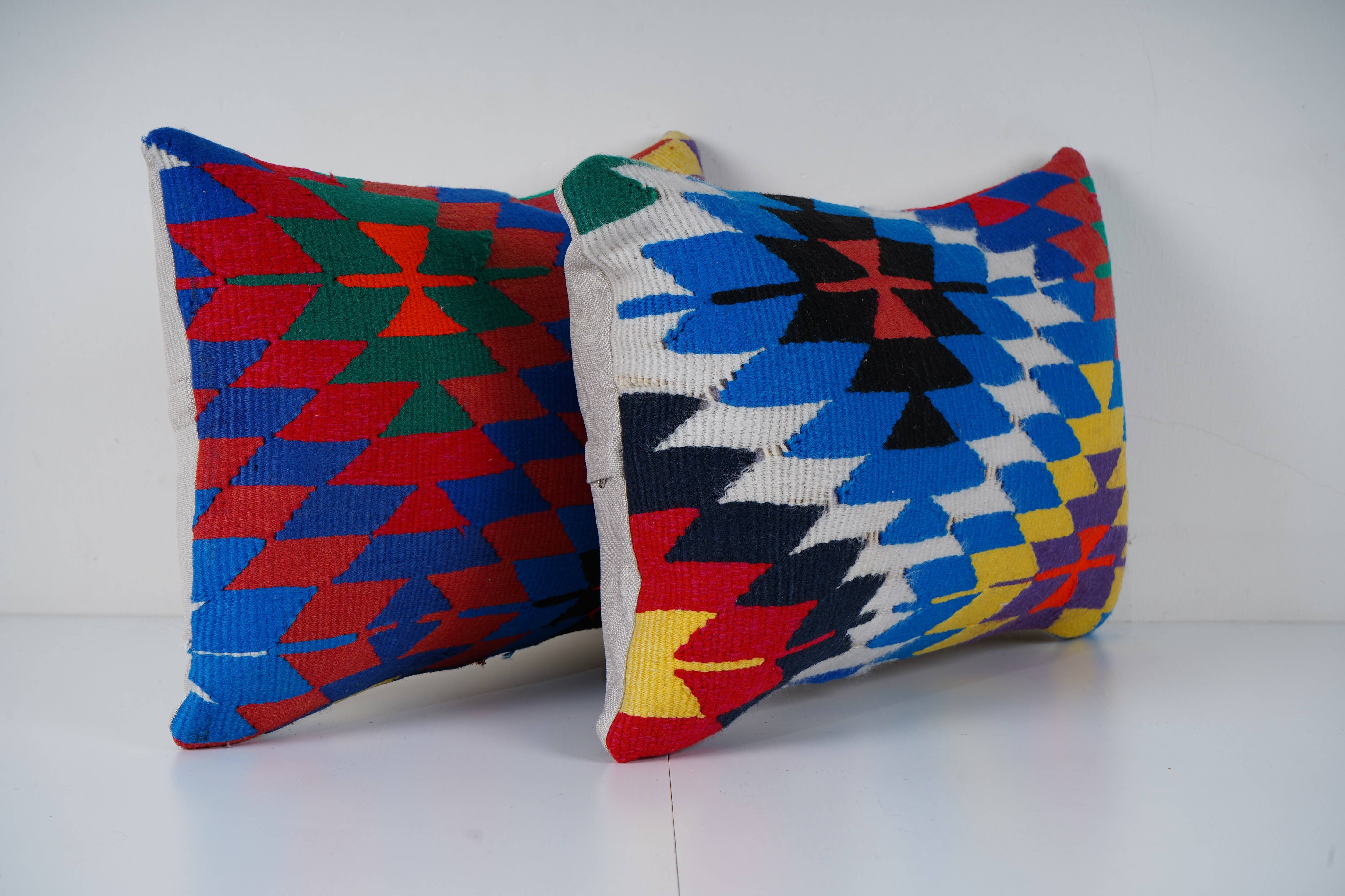 Kilim Pillow Cover Set of 2 | 14'' x 20''