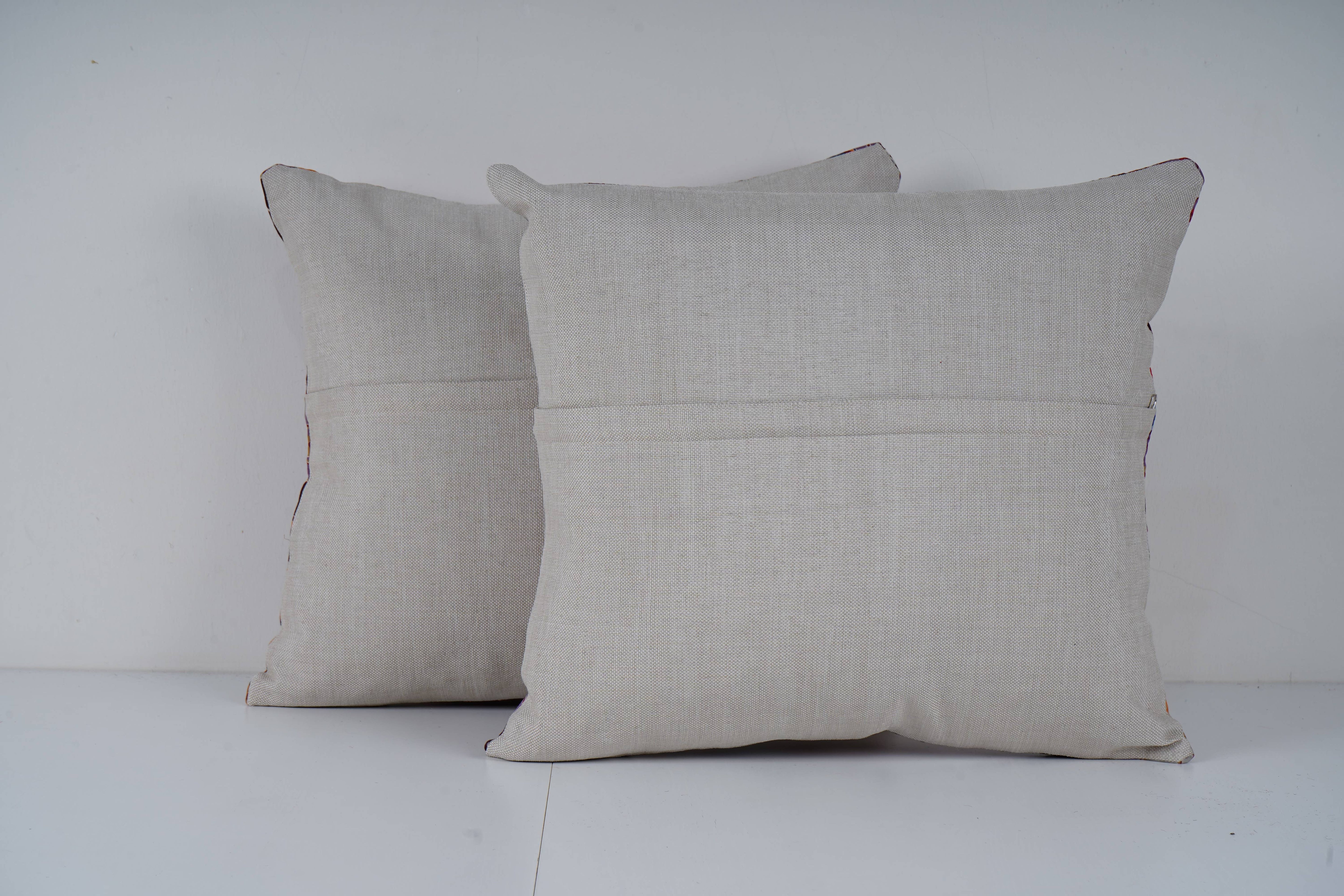 Uzbek Roller Printed Pillow Cover Set of 2 | 18'' x 20''