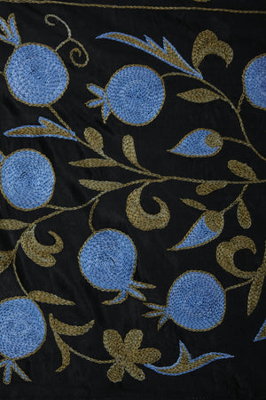 Silk Suzani Wall Hanging & Bedspread 3'4'' x 6'1''