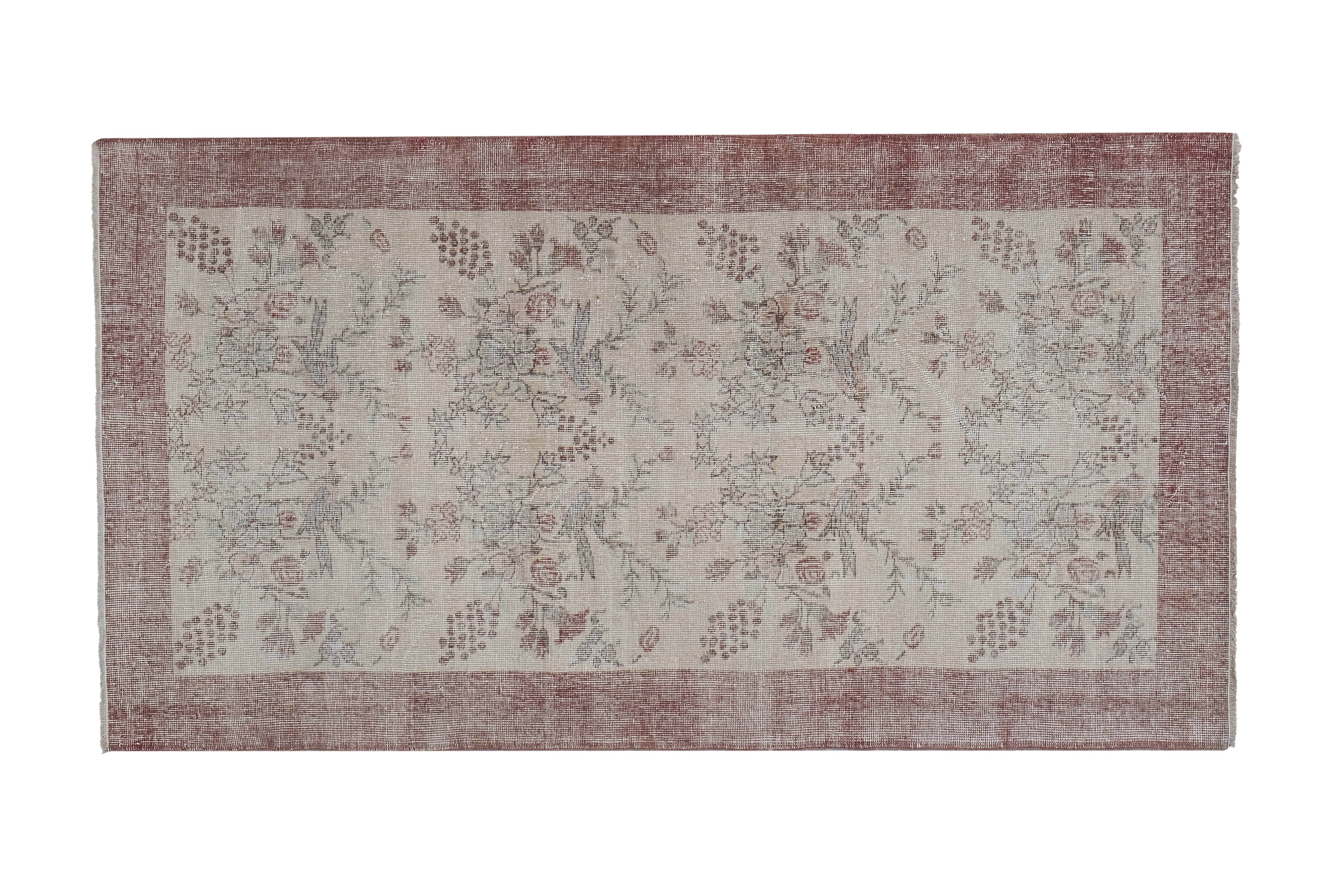 Vintage Turkish Rug 3'11'' x 7'3''
