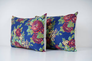 Uzbek Roller Printed Pillow Cover Set of 2 | 16'' x 22''