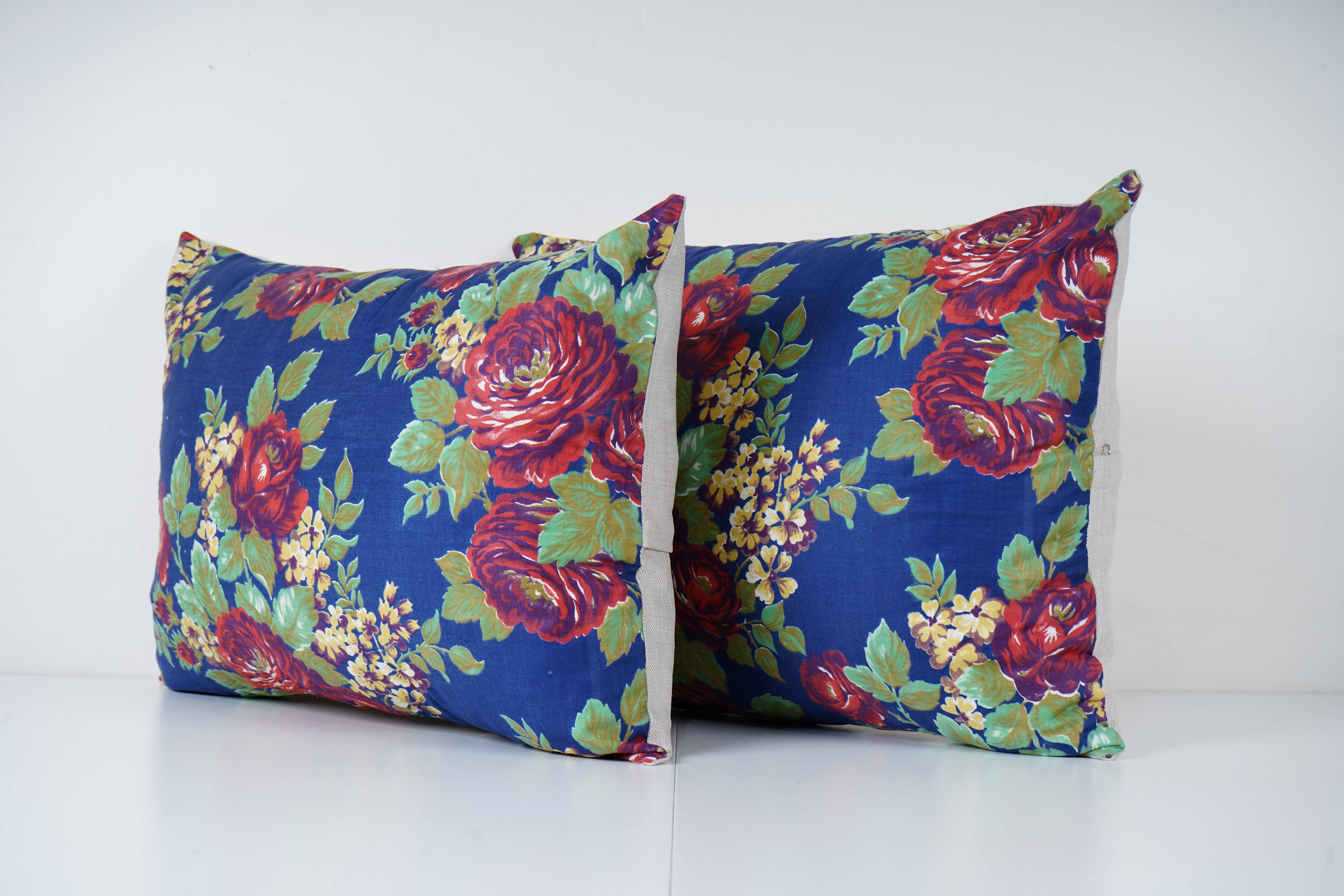 Uzbek Roller Printed Pillow Cover Set of 2 | 16'' x 22''