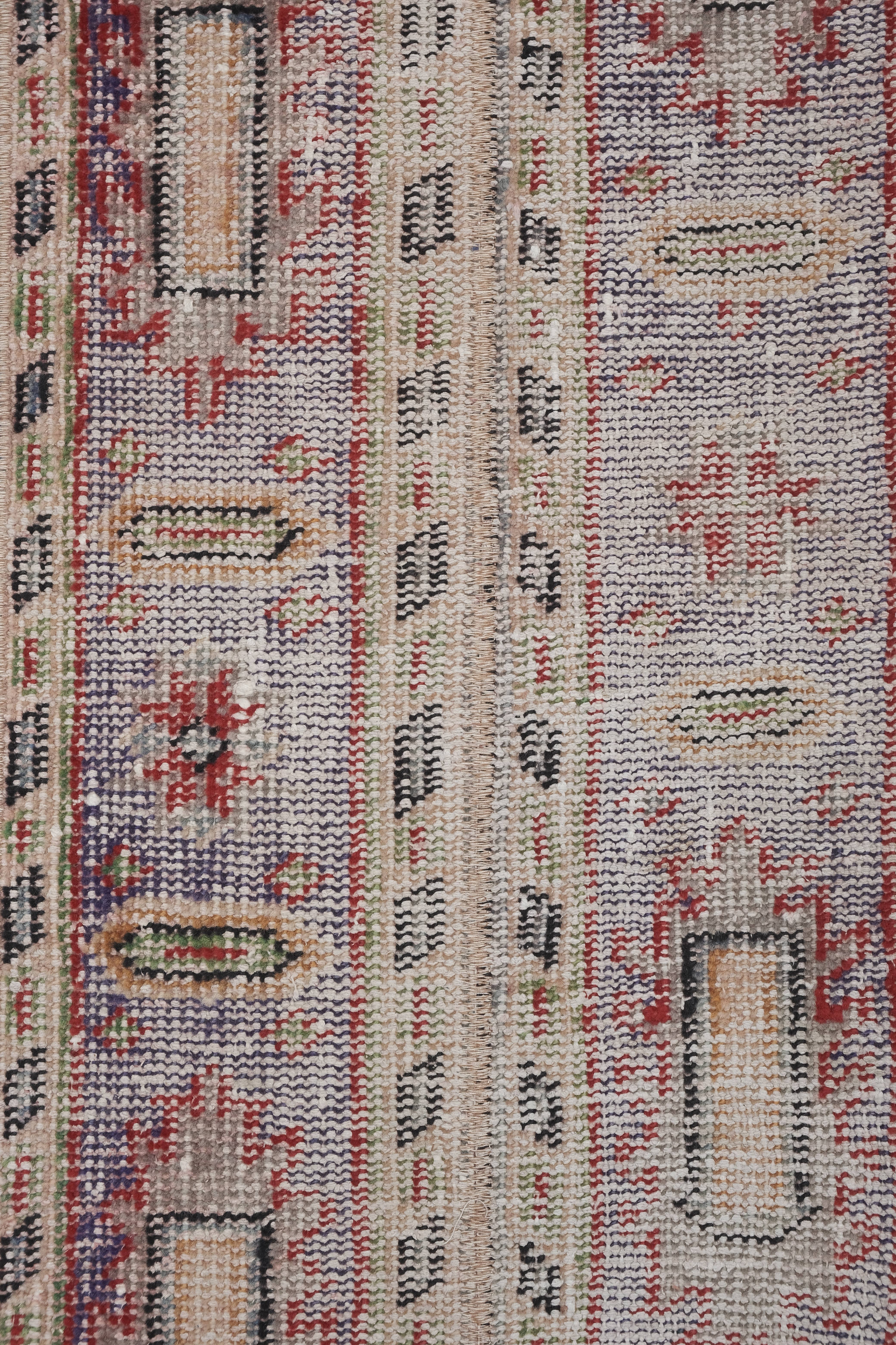 Vintage Kurdish Runner Rug 1'8'' x 9'5''