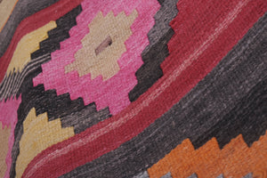 Vintage Turkish Kilim Runner 2'7'' x 21'1''