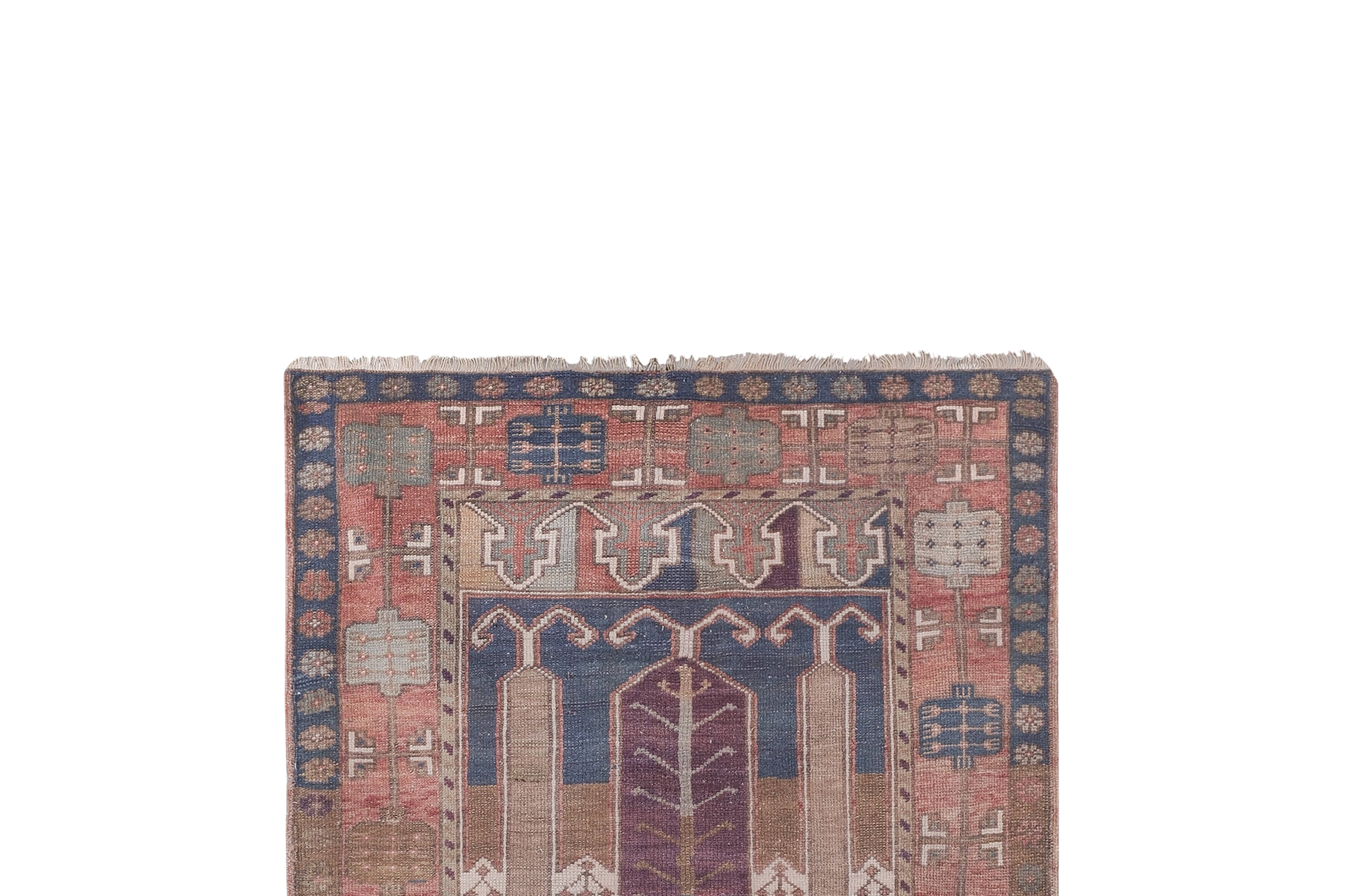 Vintage Turkish Rug 4'1'' x 6'5''