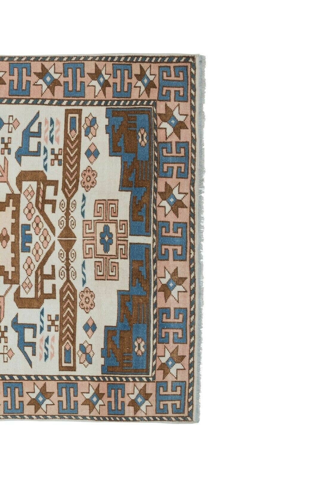 Vintage Turkish Rug 3'5'' x 6'