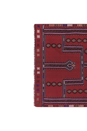Vintage Turkish Karapinar Kilim Rug 4'7'' x 7'9''