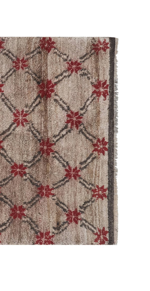 Vintage Turkish Tulu Rug 4'2'' x 7'1''