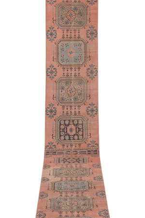 Vintage Oushak Runner 2'7'' x 21'4''
