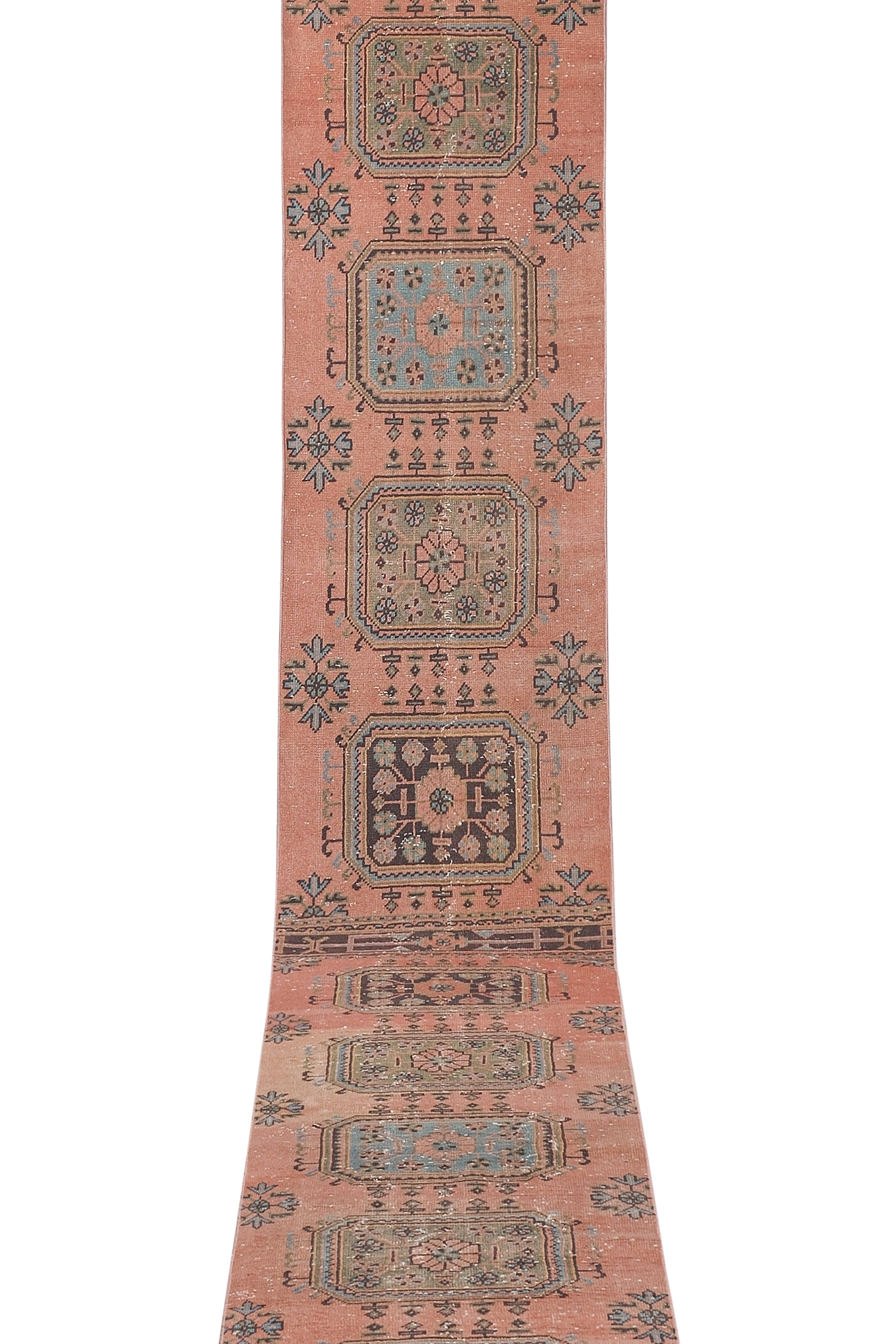 Vintage Oushak Runner 2'7'' x 21'4''